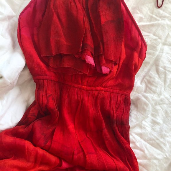 Tracy Reese Anthropologie Cascade Halter Sz 4 - Picture 5 of 6